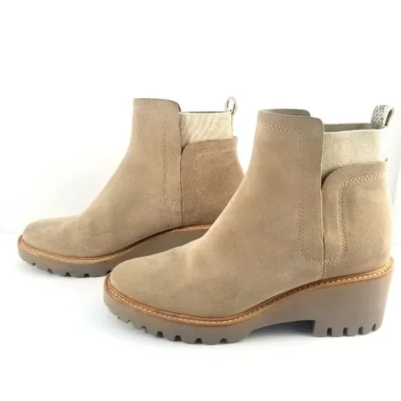 Like New Dolce Vita Huey H20 Dune Suede Boots Size 10. S633 - Picture 3 of 6